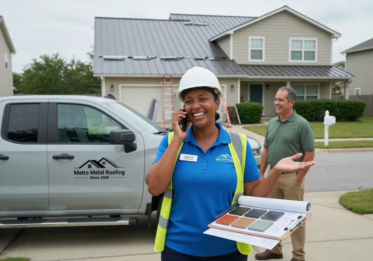 Storm Damage Metal Roof Repair in Samburg, TN